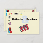 Cartons Réponse Amusant Retro Video Gamer 🎮 💍 Mariage (Devant / Derrière)