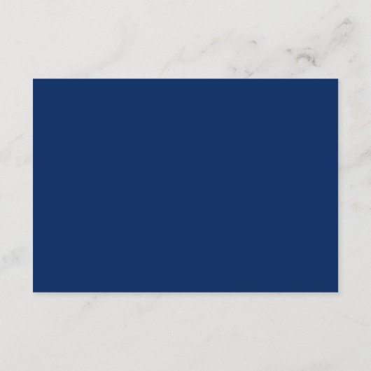 Cartons Réponse Ancre bleu marine Monogramme QR Code Mariage nauti (Dos)