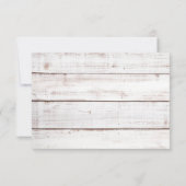 Cartons Réponse Ancré Dans L'Amour Rustique Ancre Nautique (Dos)