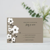 Cartons Réponse Anéone moderne | MARIAGE (Debout devant)