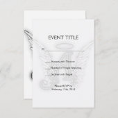 Cartons Réponse Angel Alphabet A Initiale Dernière Ailes Halo (Devant / Derrière)