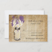 Cartons Réponse Antique Rustique Mason Jar Daisies Fleur sauvage R (Devant)