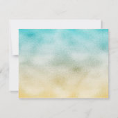 Cartons Réponse Aqua et Gold Ombre Foil (Dos)