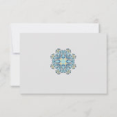 Cartons Réponse Aquamarine d'été | Cartons réponses (Dos)