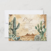 Cartons Réponse Aquarelle Boho Ouest (Devant)