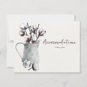 Cartons Réponse Aquarelle de tiges de coton dans le boîtier de Pit (Devant)