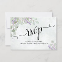 Aquarelle Eucalyptus & Lavender Russe Mariage