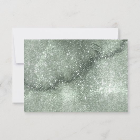 Cartons Réponse Aquarelle fleur sauvage Mariage Gold ID954 (Dos)