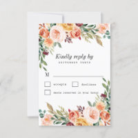 Aquarelle Floral Buffet Blush Burgundy Mariage