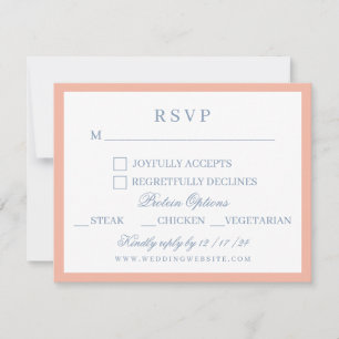 Cartons Réponse Aquarelle Floral Jardin Mariage Crest