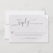 Cartons Réponse Aquarelle Lavande Lilac Classique (Devant)