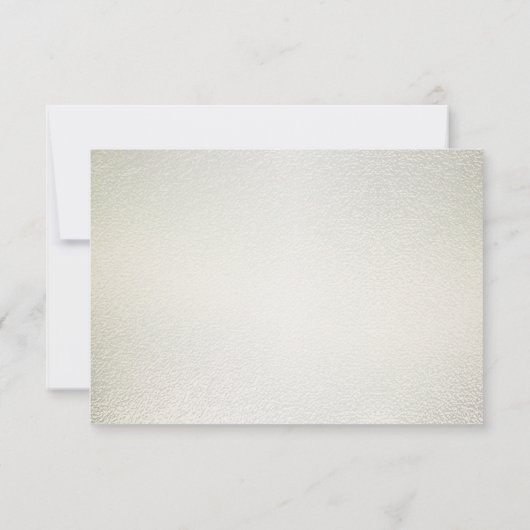 Cartons Réponse Aquarelle Or Eucalyptus Foliage Mariage brillant (Dos)