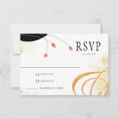 Cartons Réponse Aquarelle poétique en chute libre Floral (Devant)