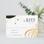 Cartons Réponse Aquarelle poétique en chute libre Floral (Debout devant)