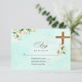 Cartons Réponse Aquarelle religieuse Florale (Debout devant)