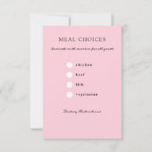 Cartons Réponse Aquarelle romantique Plum Mariage (Dos)