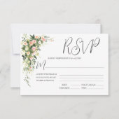 Cartons Réponse Aquarelle rose (Devant)