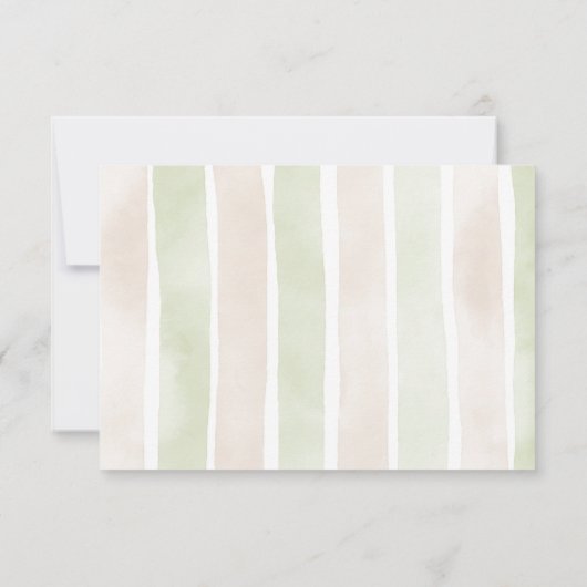 Cartons Réponse Aquarelle Russe Italien Mariage (Dos)