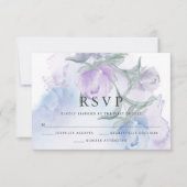 Cartons Réponse Aquarelle Rustique Floral Bureaux (Devant)