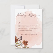 Cartons Réponse Aquarelle transparente Automne moderne (Devant)