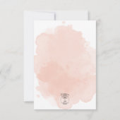 Cartons Réponse Aquarelle transparente Automne moderne (Dos)