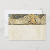 Cartons Réponse Arbre de chêne Distressed Damas Élégance métalliqu (Dos)