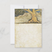 Cartons Réponse Arbre de chêne Distressed Damas Élégance métalliqu (Dos)