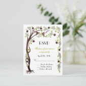 Cartons Réponse arbre de vie RSVP, vertical (Debout devant)