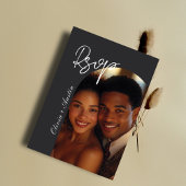 Cartons Réponse Arc moderniste photo élégant Mariage unique