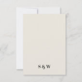 Cartons Réponse Arche rétro Super colorée Abstrait Mariage gras (Dos)