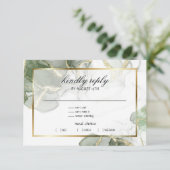 Cartons Réponse Argent doré coupé marbré (Debout devant)