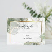 Cartons Réponse Argent doré coupé marbré (Debout devant)