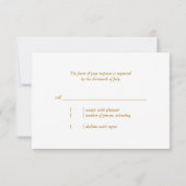 Cartons Réponse Art Nouveau Arbres Décontracté Mariage extérieur R (Dos)