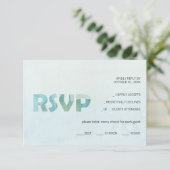 Cartons Réponse Artisan Bleu Automne Aquarelle Art (Debout devant)