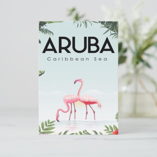 Cartons Réponse Aruba mignon (Debout devant)