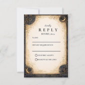 Cartons Réponse Astral Night Wedding (Devant)