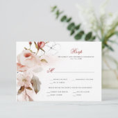 Cartons Réponse Automne Bohème Floral Aquarelle (Debout devant)