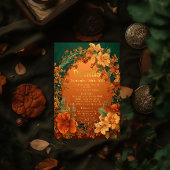 Cartons Réponse Automne Elegance Druid Hill Détails Mariage