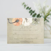 Cartons Réponse Automne Rustique Automne Blanc, Orange Citrouille  (Debout devant)