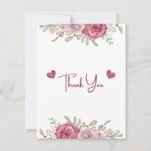 Cartons Réponse Automne Rustique Bourgogne Calligraphie Mariage Pl (Devant)