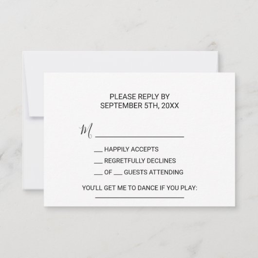 Cartons Réponse Automne Rustique Éblouissant Bourgogne Demande De  (Dos)