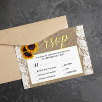 Automne tournesol rustique burlap mariage script r