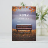 Cartons Réponse Autumn Lake Bench Response (Debout devant)