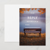 Cartons Réponse Autumn Lake Bench Response (Devant / Derrière)