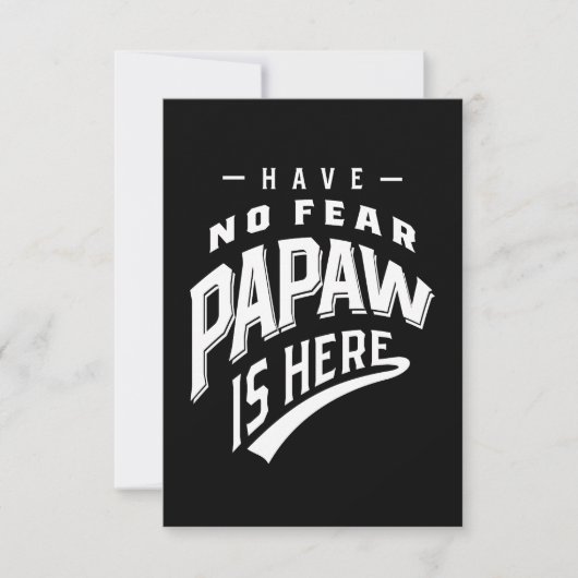 Cartons Réponse Ayez Pas De Peur Papaw Est Ici T-shirt Cadeau (Devant)