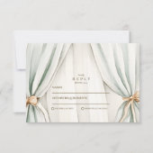 Cartons Réponse Baby shower de la partie de nidification neutre po (Devant)