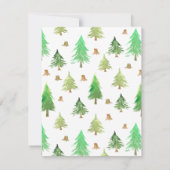 Cartons Réponse Badges et icônes du camping | Anniversaire Merci (Dos)