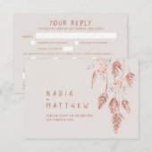 Cartons Réponse Baies d'herbe tiennent terre cuite aquarelle code (Devant / Derrière)