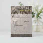 Cartons Réponse Bambou en bois Brown Feuille Mariage asiatique rus (Debout devant)