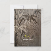 Cartons Réponse Bambou en bois Brown Feuille Mariage asiatique rus (Dos)